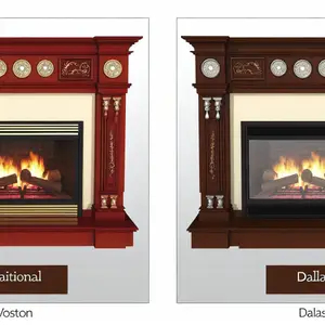 Каминокомплекты Royal Flame: Boston и Dallas