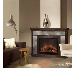 Каминокомплект Glenrich КАРОЛИНА Delux A28 МАРСЕЛЬ белый c топкой ARTE 28