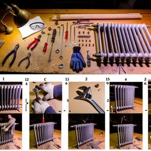 Разборка старых чугунных радиаторов отопления: пошаговая инструкция