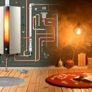 Эффективное отопление дома с помощью газового напольного котла