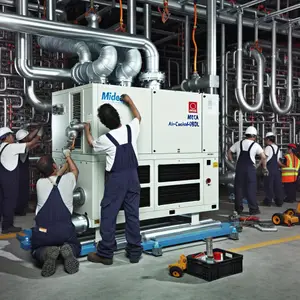 Midea MASC900A-SB3L модульные чиллеры с воздушным охлаждением