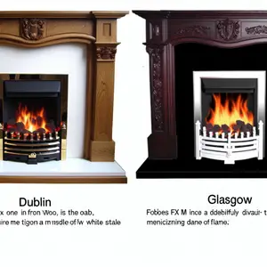 Каминокомплект Royal Flame Dublin - Дуб / Сланец белый: элегантность и уют