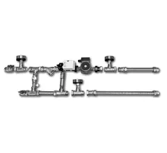 Узел смесительный с гибкими подводками Shuft MST 25-40-2.5-C24-F-TC
