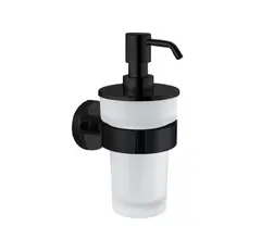 Дозатор для жидкого мыла Decor Walther Basic BA WSP черный матовый (0530860)