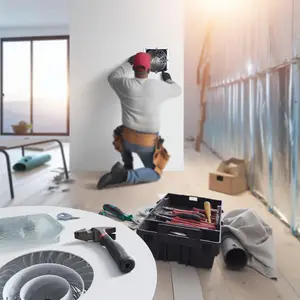 Установка канального вентилятора в круглый воздуховод