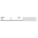 Стальной панельный радиатор Buderus K-Profil 10 500 800 – вид 2