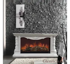 Каминокомплект Glenrich КОНСУЛ P 14 белый c топкой PREMIER S14