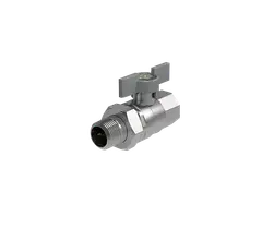 Кран шаровый Royal Thermo EXPERT 3/4", НГ, бабочка