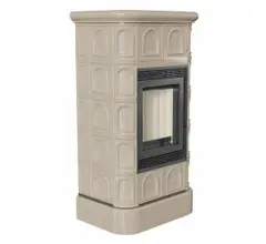 Каминная стальная печь Kratki Blanka 8 kW stove крем