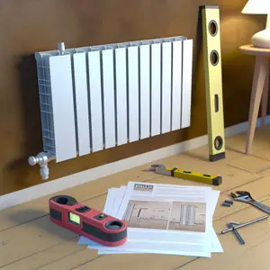 Установка биметаллического радиатора отопления своими руками