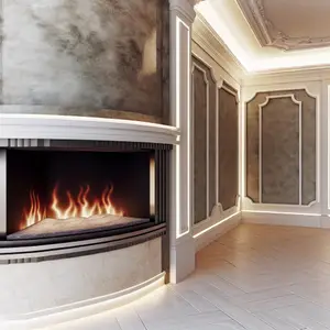 Каминокомплект Royal Flame Pierre Luxe угловой - уют и стиль