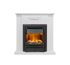 Каминокомплект Dimplex Lumsden - Белый дуб с очагом Brookline Black