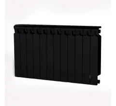 Радиатор биметаллический RIFAR MONOLIT Ventil 350 Антрацит 14 секц. нижн. прав. 50 мм