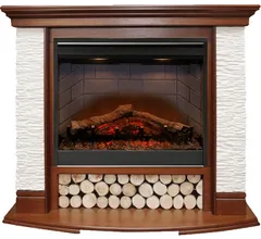 Каминокомплект Dimplex Country - Орех/Сланец белый с очагом Symphony 26'' DF2608-INT