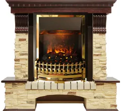 Каминокомплект Dimplex Pierre Luxe - Темный дуб / Сланец (Высота 1005мм) с очагом Atherton