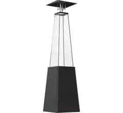 Нагреватель газовый Kratki UMBRELLA BS (G31/37), черный, с газовым оборудованием