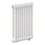 Радиатор Zehnder Charleston Retrofit 2056, 28 сек.1/2 ниж.подк. white (кроншт.в компл) – вид 1