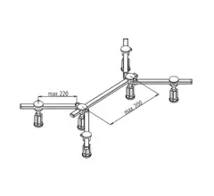 Ножки для душевого поддона Mauersberger 5302000003