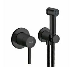 Гигиенический душ со смесителем Kludi BOZZ "модерн" чёрный матовый (389983976)