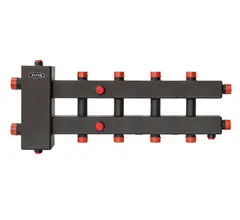Гидроразделитель с коллектором ZOTA горизонтальный, 5 контуров, до 70 кВт с заглушкой под ТЭНБ