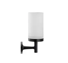 Стакан Duravit Starck T черный матовый/матовое стекло (0099314600)