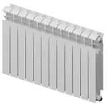 Радиатор биметаллический RIFAR ECOBUILD 300 12 секц. бок. – вид 1