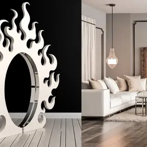 Портал Royal Flame Suite белый – стильный уют в доме