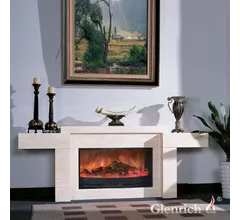 Каминокомплект Glenrich ЕВРОПА Delux P 86 бел.дуб c топкой PREMIER S86