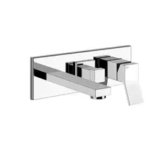 Смеситель для ванны и душа Gessi Rettangolo K хром (53136/031)