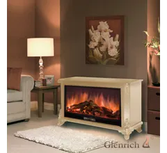 Каминокомплект Glenrich ВЕРСАЛЬ P 86 мрамор крем c топкой PREMIER S86