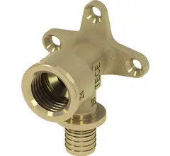 Уголок с настенным креплением TECE 20×1/2" ВР