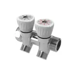 Коллектор с регулировочными вентилями ROYAL THERMO 3/4"×1/2", 2 выхода – вид 1