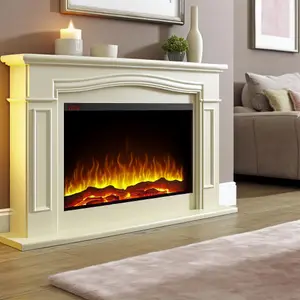 Электрокамин Royal Flame Preston слоновая кость — уют в доме