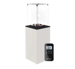 Уличный газовый нагреватель Kratki PATIO MINI/G31/37MBAR/S - сталь, с пультом ДУ