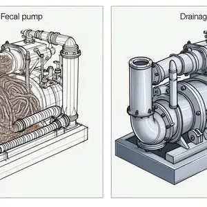 Фекальный насос vs дренажный: ключевые отличия