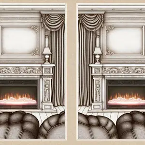 Каминокомплект Royal Flame Pierre Luxe и Valletta: сравнение