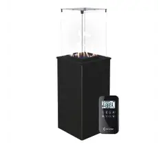 Уличный газовый нагреватель Kratki PATIO/G31/37MBAR/S - сталь, с пультом ДУ