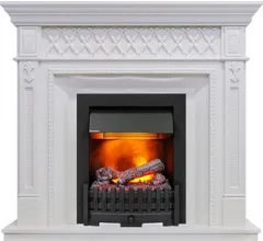 Каминокомплект Dimplex Alexandria - Белый дуб с очагом Danville Black FB2