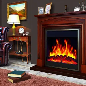 Каминокомплект Royal Flame махагон антик с очагом Majestic FX M Black