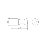 Крючок Keuco Elegance хром (11614 010000) – вид 2