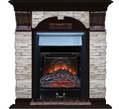 Каминокомплект Glenrich АРОЧНЫЙ МИСХОР угл. венге c топкой MAJESTIC BL