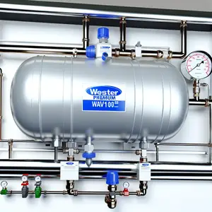 Расширительный бак Wester Premium Wav100л для водоснабжения