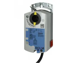 Электропривод Siemens GPC321.1A, 2-х позиционный, 230В АС, 4НМ, возвратная пружина, 90/15 сек