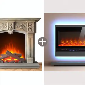 Очаг Royal Flame Crystal 36 RF и Majestic FX M Black на выбор