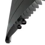Биметаллический радиатор Rifar CONVEX V 500-18 титан – вид 2