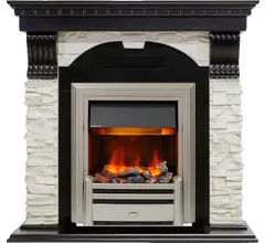 Каминокомплект Dimplex Dublin - Венге / Сланец белый с очагом Chesford