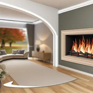 Каминокомплект Royal Flame Dublin угловой для уютной гостиной