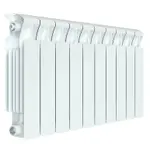 Радиатор биметаллический RIFAR MONOLIT Ventil 300 10 секц. нижн. лев. 50 мм – вид 1