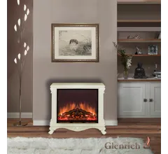 Каминокомплект Glenrich ВЕРСАЛЬ царга A23 мрамор крем c топкой ARTE 23