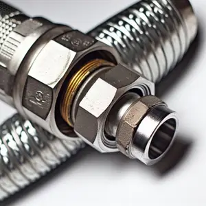 Шланг для газового котла с металлической оплеткой